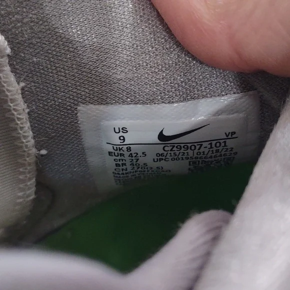 Men's Nike Air Zoom GT Jump "White Summit" Size 9 Medium - Picture 5 of 16